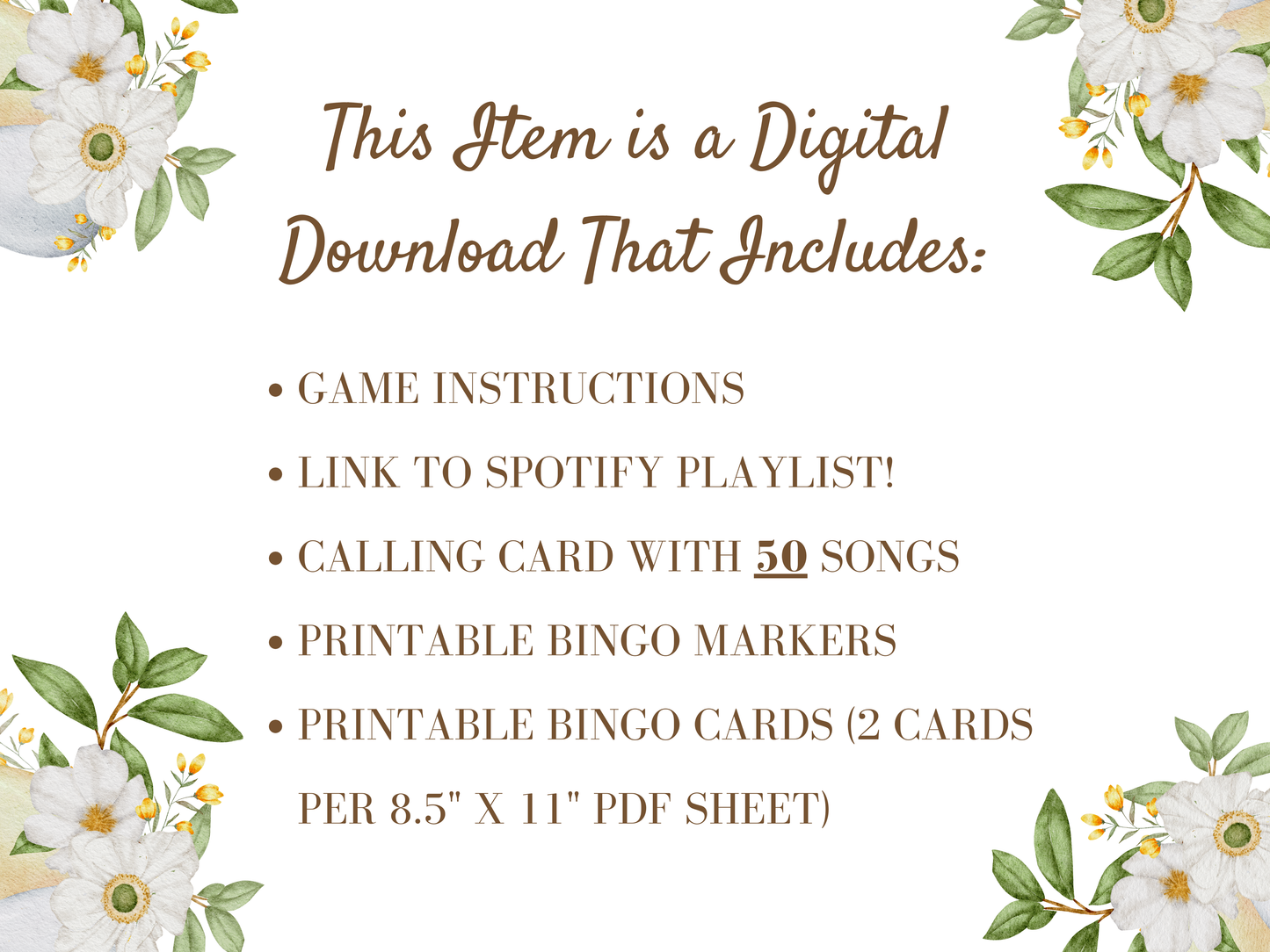 Christian Bingo With Playlist | Worship Songs | Printable Bible Games