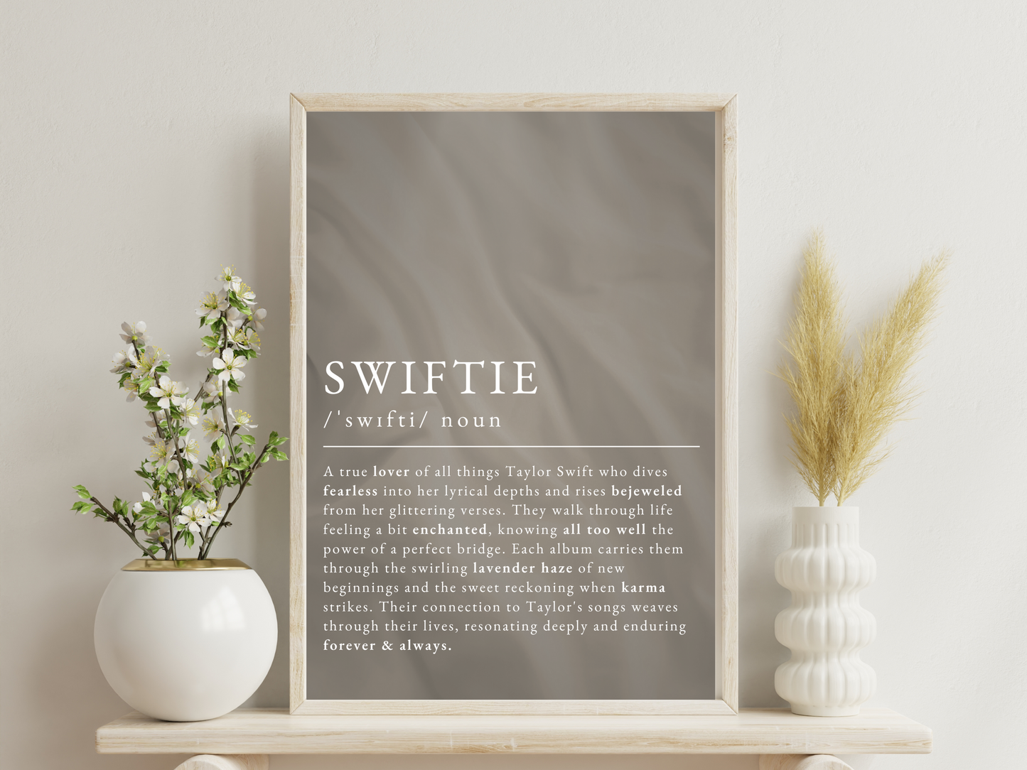 swiftie TTPD definition wall art printable poster